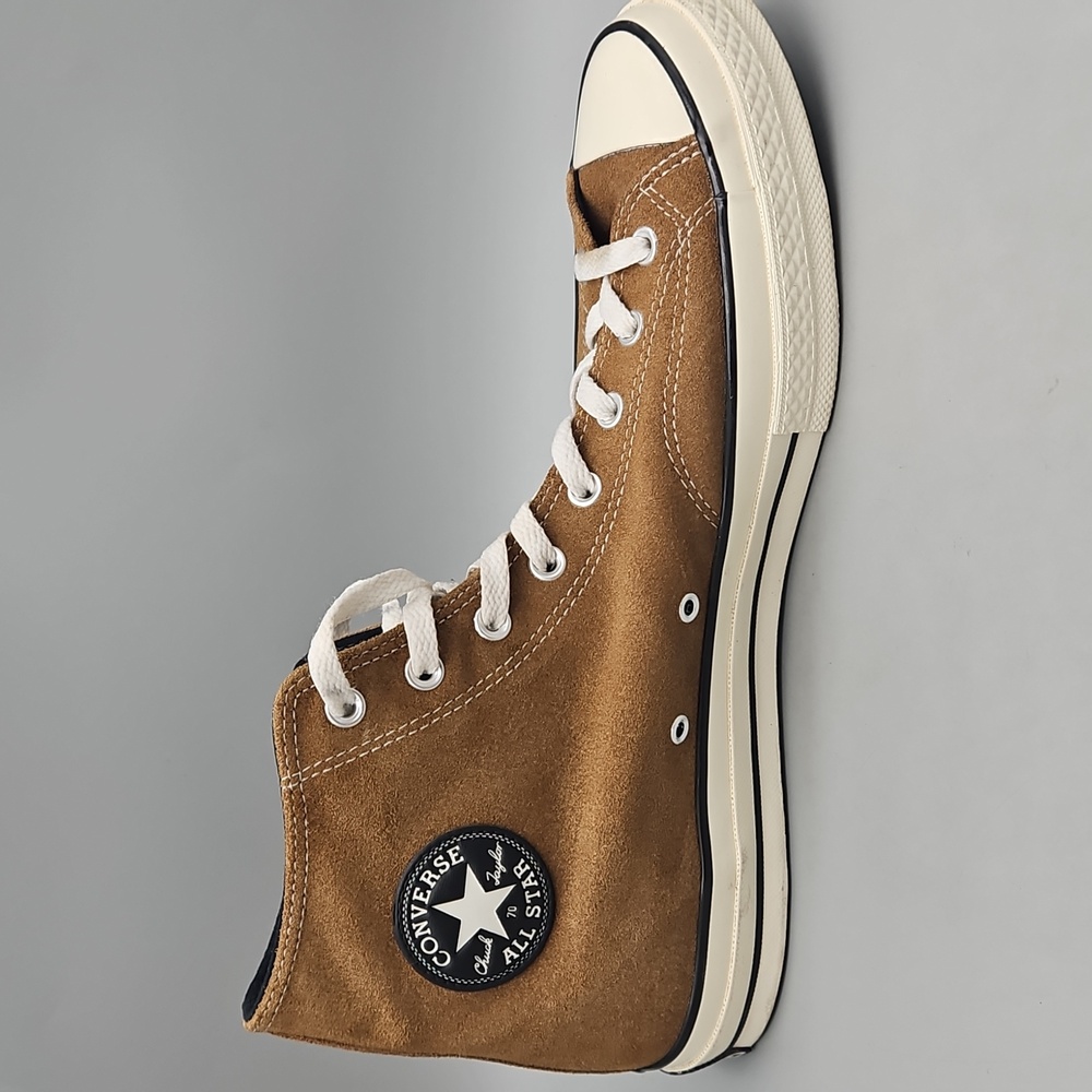 Converse Chuck Taylor Hi 'Sand Dune' Suede Hi Top Sneaker Lace Up Men 13 - Picture 6 of 12